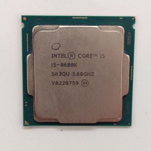 Процессор Intel Core i5-8600K 3.6(4.3)GHz 9MB s1151 Tray (CM8068403358508) (Восстановлено продавцом, 876407) купить в Украине: Киев, Днепр, Харьков, Одесса  | Проверка совместимости, низкая цена, отзывы, характеристики от TELEMART фото
