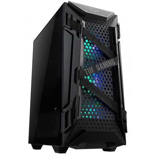 Корпус Asus TUF Gaming GT301 ARGB Tempered Glass без БЖ (90DC0040-B49000) Black (Відновлено продавцем, 876420) купити в Україні: Київ, Львів, Хмельницький, Тернопіль, Івано-Франківськ | Перевірка сумісності, низька ціна, відгуки, характеристики від TELEMART фото