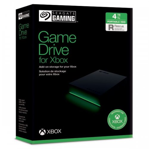 Внешний HDD Seagate Game Drive for Xbox 5TB (STKX5000403) Black купить в Украине: Киев, Днепр, Харьков, Одесса  | Низкая цена, отзывы, характеристики от TELEMART фото
