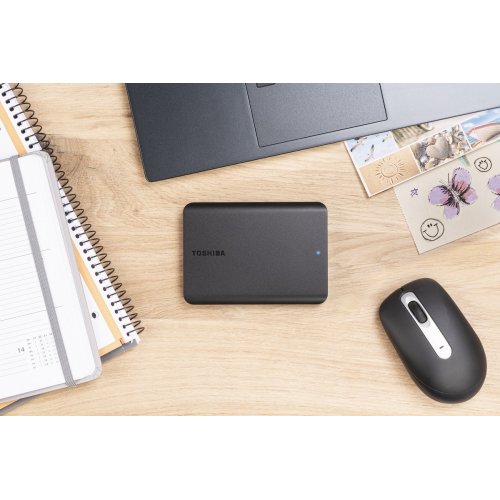 Внешний HDD Toshiba Canvio Basics Exclusive 2TB (HDTB520MK3AA) Black купить в Украине: Киев, Днепр, Харьков, Одесса  | Низкая цена, отзывы, характеристики от TELEMART фото