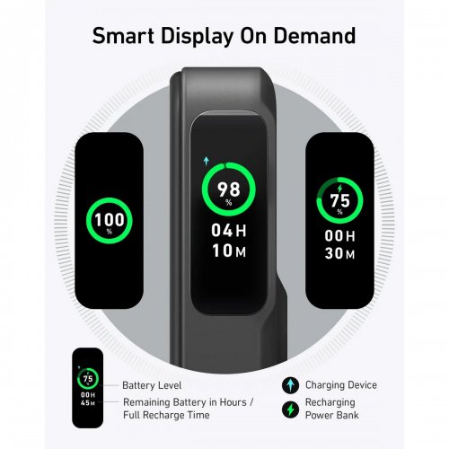 Powerbank Anker MagGo 10000mAh Qi2 15W + USB-C 27W (A1654G11) Black купити в Україні: Київ, Львів, Хмельницький, Тернопіль, Івано-Франківськ | Низька ціна, відгуки, характеристики від TELEMART фото