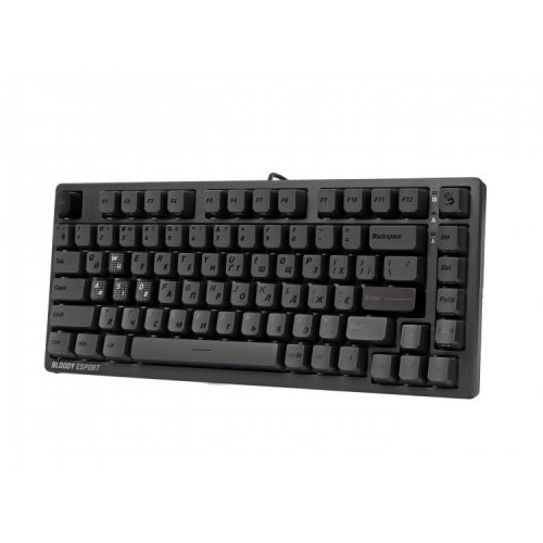 Клавиатура A4Tech Bloody MS76 RGB Magnetic Switch Iron Grey купить в Украине: Киев, Днепр, Харьков, Одесса  | Низкая цена, отзывы, характеристики от TELEMART фото