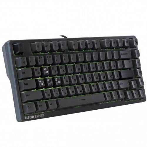 Клавиатура A4Tech Bloody MS76 RGB Magnetic Switch Iron Grey купить в Украине: Киев, Днепр, Харьков, Одесса  | Низкая цена, отзывы, характеристики от TELEMART фото