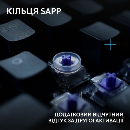 Клавиатура Logitech G512 X Mechanical Tactile US (920-013934) Black купить в Украине: Киев, Днепр, Харьков, Одесса  | Низкая цена, отзывы, характеристики от TELEMART фото