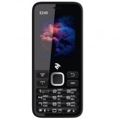 Мобільний телефон 2E E240 DualSim (708744071217) Black/White