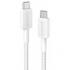 Кабель Anker 322 USB Type-C to USB Type-C 0.9m (A81F5H21/A81F5G21) White