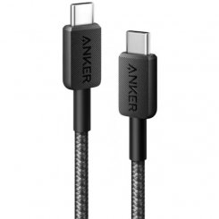 Кабель Anker 322 USB Type-C to USB Type-C 1.8m (A81F6G11) Black