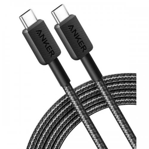 Кабель Anker 322 USB Type-C to USB Type-C 1.8m (A81F6G11) Black купить в Украине: Киев, Днепр, Харьков, Одесса  | Низкая цена, отзывы, характеристики от TELEMART фото