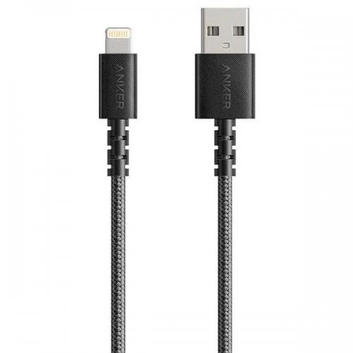 Кабель Anker Powerline Select+ USB to Lightning 1.8m (A8013H11/A8013H12) Black купить в Украине: Киев, Днепр, Харьков, Одесса  | Низкая цена, отзывы, характеристики от TELEMART фото
