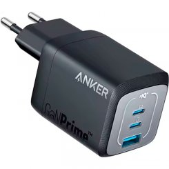 Сетевое зарядное устройство Anker GaNPrime Charger USB + 2 x USB Type-C 67W (A2669313) Black