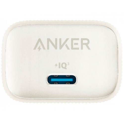 Мережевий зарядний пристрій Anker PowerPort 511 Nano IV USB Type-C 30W (A2337G21) White купити в Україні: Київ, Львів, Хмельницький, Тернопіль, Івано-Франківськ | Низька ціна, відгуки, характеристики від TELEMART фото