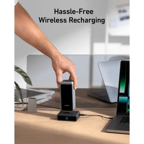 Сетевое зарядное устройство Anker Charging Base for Anker Prime 100W (A1902311) Black купить в Украине: Киев, Днепр, Харьков, Одесса  | Низкая цена, отзывы, характеристики от TELEMART фото
