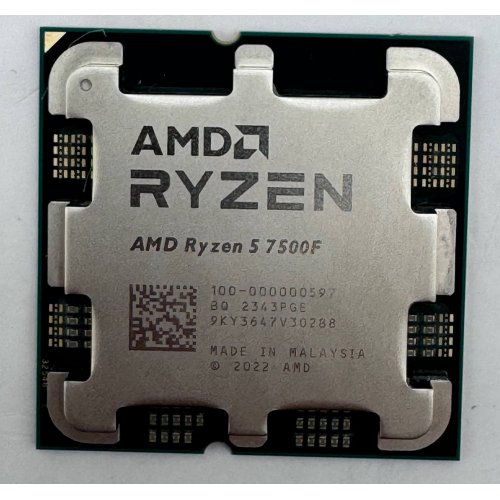 Процесор AMD Ryzen 5 7500F 3.7(5.0)GHz 32MB sAM5 Tray (100-000000597) (Відновлено продавцем, 876595) купити в Україні: Київ, Львів, Хмельницький, Тернопіль, Івано-Франківськ | Перевірка сумісності, низька ціна, відгуки, характеристики від TELEMART фото