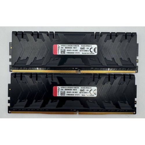 Озу HyperX DDR4 16GB (2x8GB) 4000Mhz Predator (HX440C19PB4K2/16) (Восстановлено продавцом, 876596) купить в Украине: Киев, Днепр, Харьков, Одесса  | Проверка совместимости, низкая цена, отзывы, характеристики от TELEMART фото