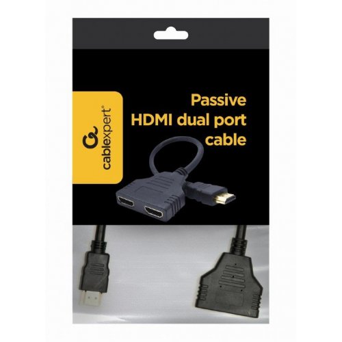 Уцінка розгалужувач сигналу Cablexpert HDMI to 2 x HDMI V1.4 (DSP-2PH4-04) (Розкрита упаковка, 876597) купити в Україні: Київ, Львів, Хмельницький, Тернопіль, Івано-Франківськ | Низька ціна, відгуки, характеристики від TELEMART фото