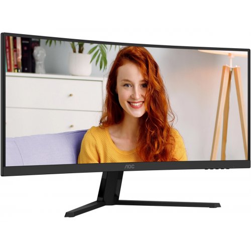 Монитор AOC 34" CU34B3E Black купить в Украине: Киев, Днепр, Харьков, Одесса  | Низкая цена, отзывы, характеристики от TELEMART фото
