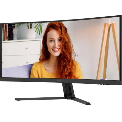 Монитор AOC 34" CU34B3E Black купить в Украине: Киев, Днепр, Харьков, Одесса  | Низкая цена, отзывы, характеристики от TELEMART фото