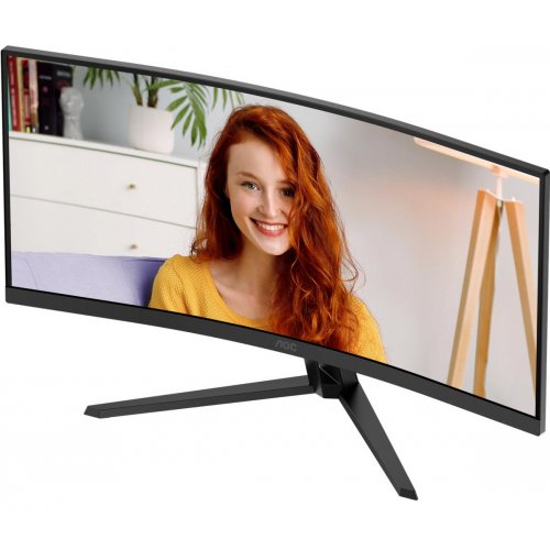 Монитор AOC 34" CU34B3E Black купить в Украине: Киев, Днепр, Харьков, Одесса  | Низкая цена, отзывы, характеристики от TELEMART фото