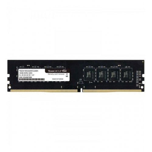 Озу Team DDR4 16Gb Elite 3200 MHz (TED416G3200C22BK ) (Восстановлено продавцом, 876634) купить в Украине: Киев, Днепр, Харьков, Одесса  | Проверка совместимости, низкая цена, отзывы, характеристики от TELEMART фото