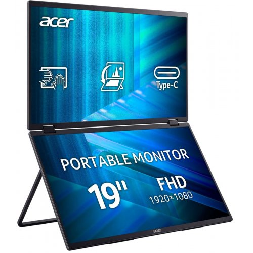 Монитор Acer 18.5" PD193QTEbmiuux (UM.XP3EE.E09) Black купить в Украине: Киев, Днепр, Харьков, Одесса  | Низкая цена, отзывы, характеристики от TELEMART фото