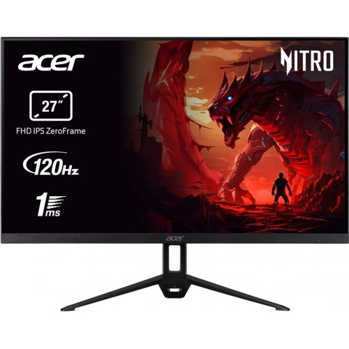 Монітор Acer 27" Nitro KG273G0bi (UM.HX3EE.014) Black купити в Україні: Київ, Львів, Хмельницький, Тернопіль, Івано-Франківськ | Низька ціна, відгуки, характеристики від TELEMART фото