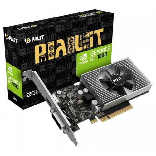 Відеокарта Palit GeForce GT 1030 2048MB (NEC103000646-1082F) (Відновлено продавцем, 876662) купити в Україні: Київ, Львів, Хмельницький, Тернопіль, Івано-Франківськ | Перевірка сумісності, низька ціна, відгуки, характеристики від TELEMART фото