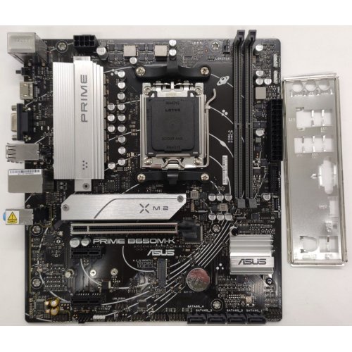 Материнская плата Asus PRIME B650M-K (sAM5, AMD B650) (Восстановлено продавцом, 876672) купить в Украине: Киев, Днепр, Харьков, Одесса  | Проверка совместимости, низкая цена, отзывы, характеристики от TELEMART фото