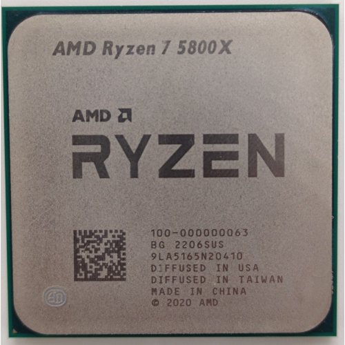 Процесор AMD Ryzen 7 5800X 3.8(4.7)GHz 32MB sAM4 Box (100-100000063WOF) (Відновлено продавцем, 876674) купити в Україні: Київ, Львів, Хмельницький, Тернопіль, Івано-Франківськ | Перевірка сумісності, низька ціна, відгуки, характеристики від TELEMART фото
