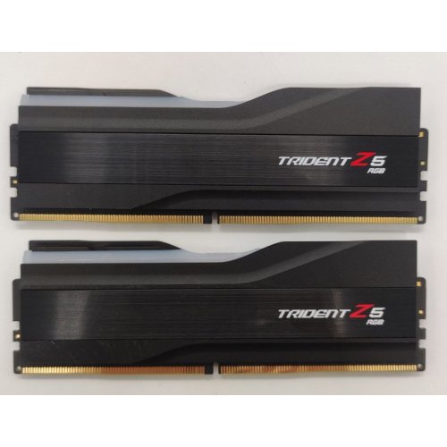 Озу G.Skill DDR5 32GB (2x16GB) 7800Mhz Trident Z5 RGB (F5-7800J3646H16GX2-TZ5RK) (Восстановлено продавцом, 876684) купить в Украине: Киев, Днепр, Харьков, Одесса  | Проверка совместимости, низкая цена, отзывы, характеристики от TELEMART фото