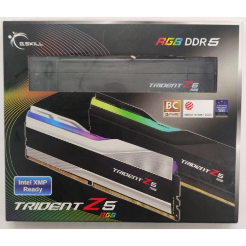 Озу G.Skill DDR5 32GB (2x16GB) 7800Mhz Trident Z5 RGB (F5-7800J3646H16GX2-TZ5RK) (Восстановлено продавцом, 876684) купить в Украине: Киев, Днепр, Харьков, Одесса  | Проверка совместимости, низкая цена, отзывы, характеристики от TELEMART фото