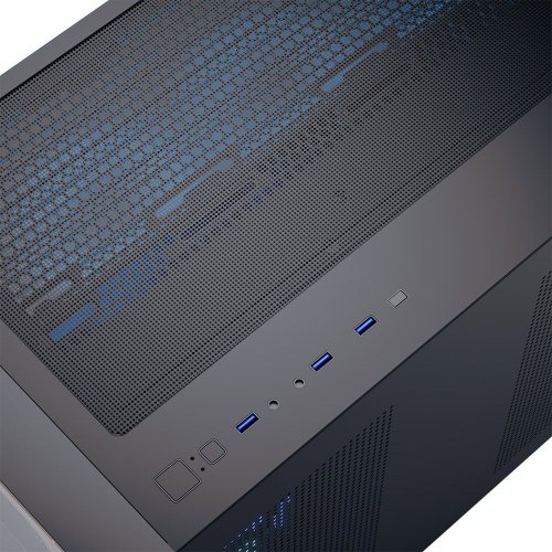 Корпус Aerocool P300C-G-V1 Tempered Glass без БП (ACCS-PN02033.11) Black (Восстановлено продавцом, 876686) купить в Украине: Киев, Днепр, Харьков, Одесса  | Проверка совместимости, низкая цена, отзывы, характеристики от TELEMART фото