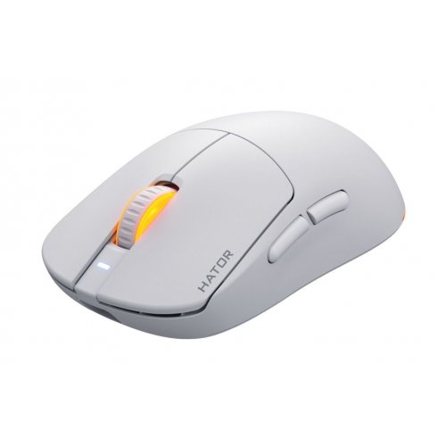 Уцінка миша HATOR Quasar 3 Wireless (HTM731) White (Розкрита упаковка, 876704) купити в Україні: Київ, Львів, Хмельницький, Тернопіль, Івано-Франківськ | Низька ціна, відгуки, характеристики від TELEMART фото