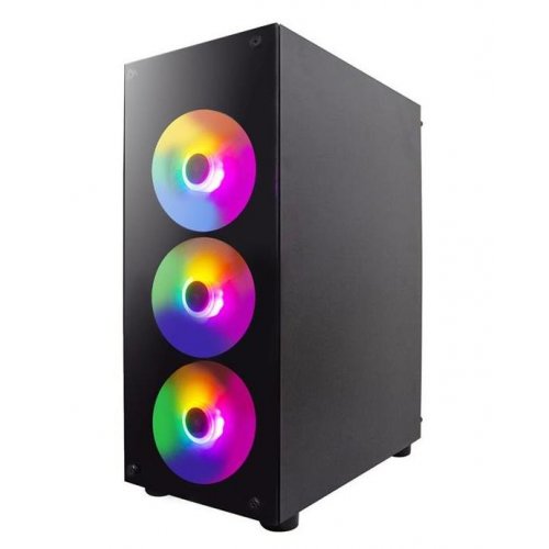 Уцінка корпус 1stPlayer V3-B-BK-4F1 без БЖ Black (Пошкоджено пакування, 876833) купити в Україні: Київ, Львів, Хмельницький, Тернопіль, Івано-Франківськ | Перевірка сумісності, низька ціна, відгуки, характеристики від TELEMART фото