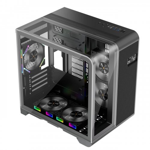 Уцінка корпус 1stPlayer RT5 без БЖ Black (Розкрита упаковка, 876846) купити в Україні: Київ, Львів, Хмельницький, Тернопіль, Івано-Франківськ | Перевірка сумісності, низька ціна, відгуки, характеристики від TELEMART фото