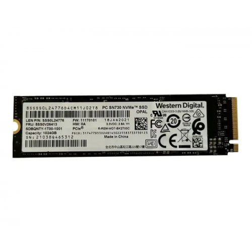 Ssd-диск Western Digital SN730 1TB M.2 (2280 PCI-E) (SDBQNTY-1T00) (Відновлено продавцем, 876847) купити в Україні: Київ, Львів, Хмельницький, Тернопіль, Івано-Франківськ | Перевірка сумісності, низька ціна, відгуки, характеристики від TELEMART фото