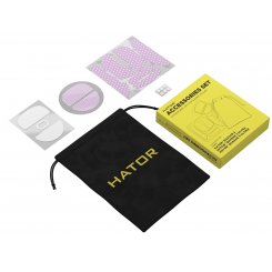 Набір аксесуарів для мишки HATOR Accessories Set for Quasar 3 Series (ACC071) White/Violet