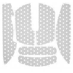 Антиковзні накладки для мишки HATOR Anti-Slip Mouse Grip Tape for Quasar 3 Series (ACC083) White/Light Grey