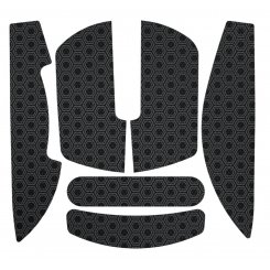 Антиковзні накладки для мишки HATOR Anti-Slip Mouse Grip Tape for Quasar 3S Ultima (ACC093) Black/Deep Grey