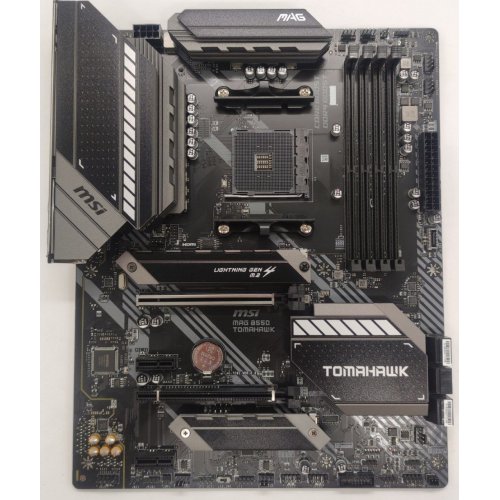 Материнська плата MSI MAG B550 TOMAHAWK (sAM4, AMD B550) (Відновлено продавцем, 876866) купити в Україні: Київ, Львів, Хмельницький, Тернопіль, Івано-Франківськ | Перевірка сумісності, низька ціна, відгуки, характеристики від TELEMART фото