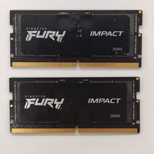 Озу Kingston SODIMM DDR5 64GB (2x32GB) 5600Mhz FURY Impact Black (KF556S40IBK2-64) (Восстановлено продавцом, 876868) купить в Украине: Киев, Днепр, Харьков, Одесса  | Проверка совместимости, низкая цена, отзывы, характеристики от TELEMART фото