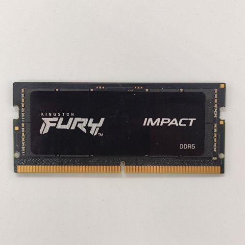 Озу Kingston SODIMM DDR5 32GB 5600Mhz FURY Impact Black (KF556S40IB-32) (Восстановлено продавцом, 876878) купить в Украине: Киев, Днепр, Харьков, Одесса  | Проверка совместимости, низкая цена, отзывы, характеристики от TELEMART фото