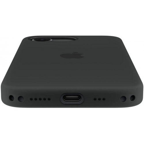Чехол для смартфона Apple Silicone Case with MagSafe for Apple iPhone 17e (MHWD4ZM/A) Black купить в Украине: Киев, Днепр, Харьков, Одесса  | Низкая цена, отзывы, характеристики от TELEMART фото