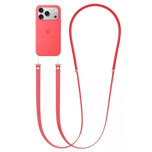 Ремешок для смартфона Apple Crossbody Strap (MHYX4ZM/A) Bright Guava купить в Украине: Киев, Днепр, Харьков, Одесса  | Низкая цена, отзывы, характеристики от TELEMART фото
