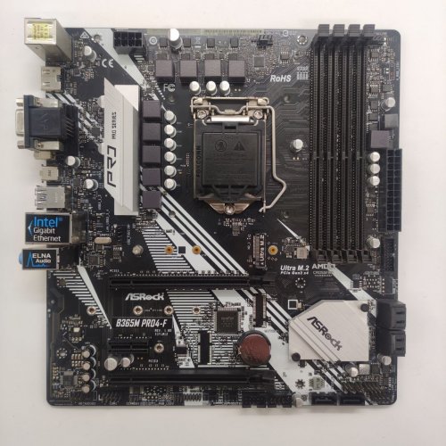 Материнська плата AsRock B365M Pro4-F (s1151-V2, Intel B365) (Відновлено продавцем, 876899) купити в Україні: Київ, Львів, Хмельницький, Тернопіль, Івано-Франківськ | Перевірка сумісності, низька ціна, відгуки, характеристики від TELEMART фото