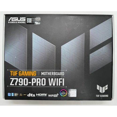 Материнська плата Asus TUF GAMING Z790-PRO WIFI (s1700, Intel Z790) (Відновлено продавцем, 876909) купити в Україні: Київ, Львів, Хмельницький, Тернопіль, Івано-Франківськ | Перевірка сумісності, низька ціна, відгуки, характеристики від TELEMART фото
