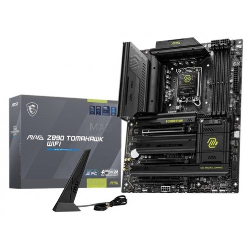 Материнська плата MSI MAG Z890 TOMAHAWK WIFI (s1851, Intel Z890) (Відновлено продавцем, 876910) купити в Україні: Київ, Львів, Хмельницький, Тернопіль, Івано-Франківськ | Перевірка сумісності, низька ціна, відгуки, характеристики від TELEMART фото