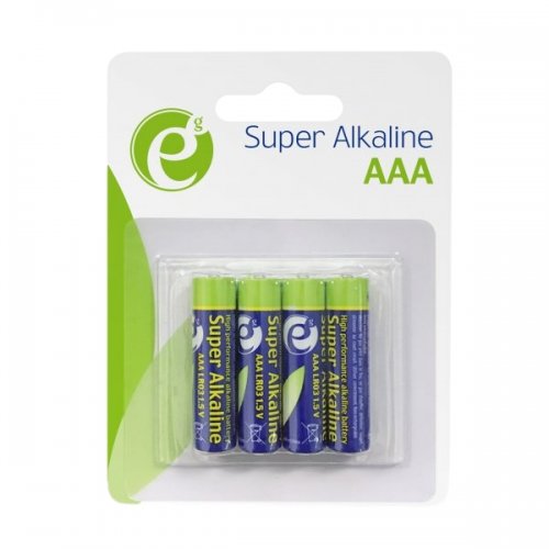 Батарейки EnerGenie LR03/AAA 4шт (EG-BA-AAA4-01) купить в Украине: Киев, Днепр, Харьков, Одесса  | Низкая цена, отзывы, характеристики от TELEMART фото