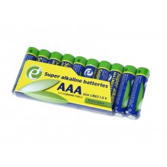 Батарейки EnerGenie LR3/AAA 10шт (EG-BA-AAASA-01)