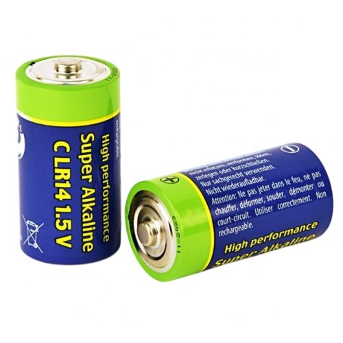 Батарейки EnerGenie LR14/Тип С 2шт (EG-BA-LR14-01) купить в Украине: Киев, Днепр, Харьков, Одесса  | Низкая цена, отзывы, характеристики от TELEMART фото