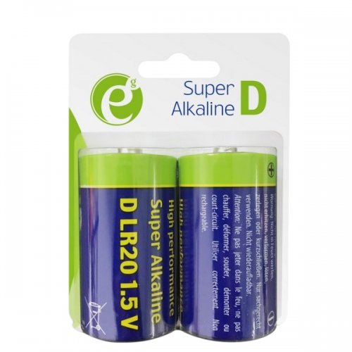 Батарейки EnerGenie LR20/Тип D 2шт (EG-BA-LR20-01) купить в Украине: Киев, Днепр, Харьков, Одесса  | Низкая цена, отзывы, характеристики от TELEMART фото